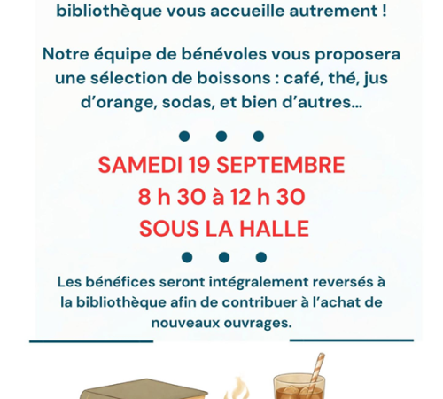 Micro-Folie : Café éphémère au profis de la bibliothèque