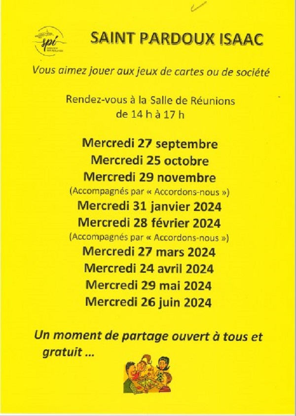 Lot - Pour enfants - Après midi et soirée jeux de société - Agenda  Saint-Daunès 46800