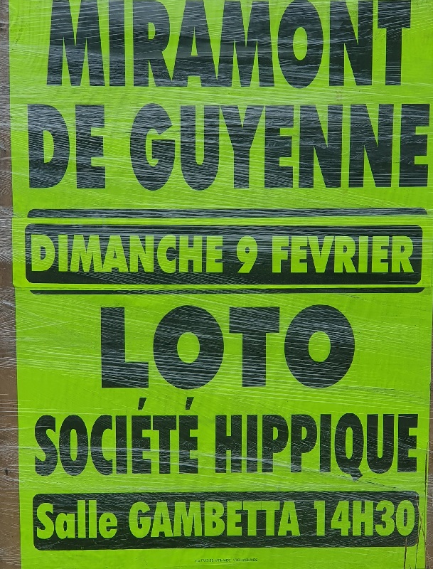 Loto de la Société Hippique