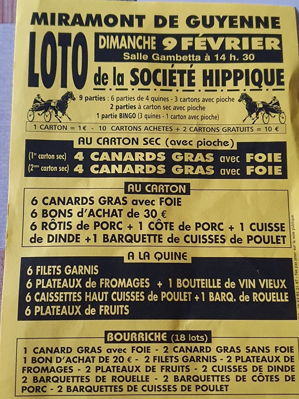 Loto de la Société Hippique