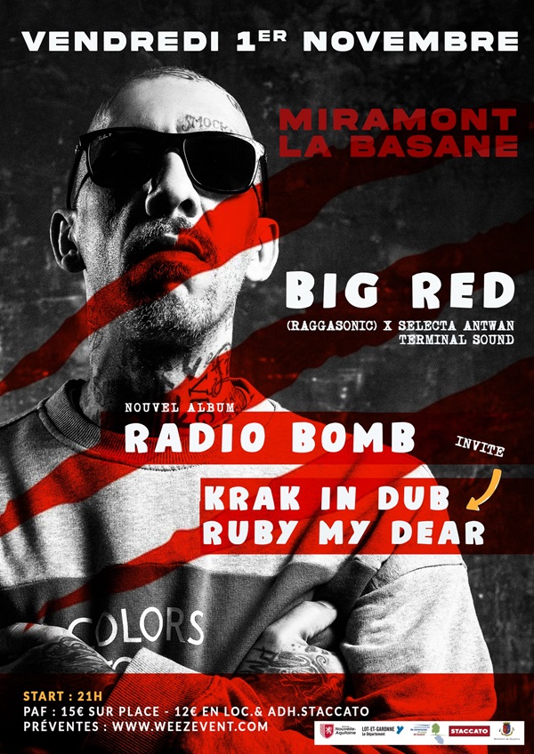 Concert Staccato - BIG RED - RADIO BOMB - KRAK ...