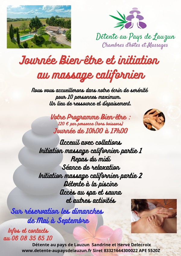 Journée bien-être et initiation au massage cal ...