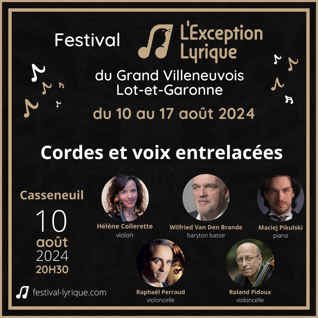 Festival Lyrique : Concert d'ouverture "Cordes ...