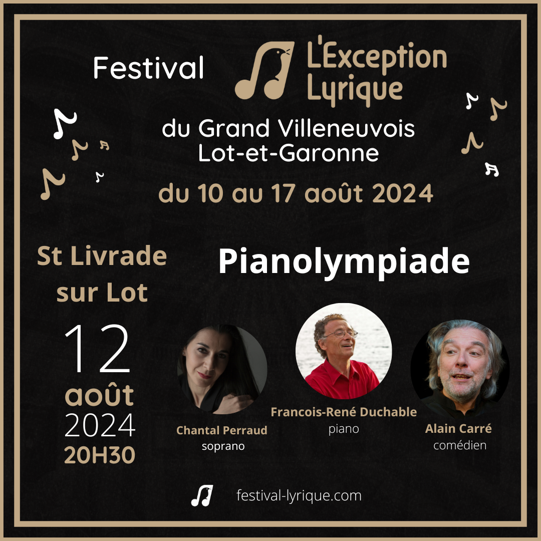 Festival Lyrique : Pianolympiade