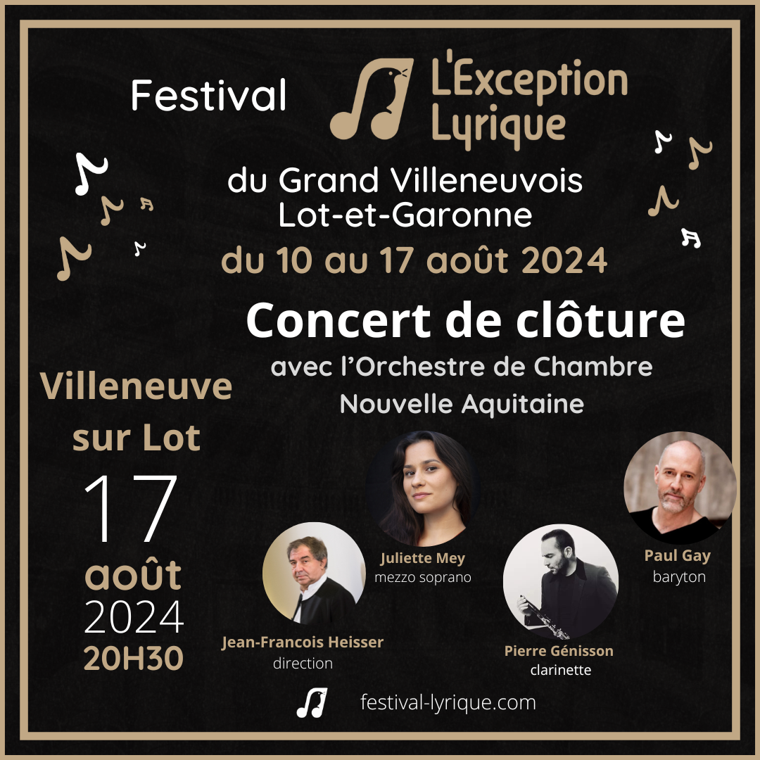 Festival Lyrique : Concert de cloture "L'orche ...