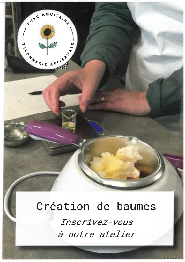 Atelier Pure Aquitaine - Création de baumes