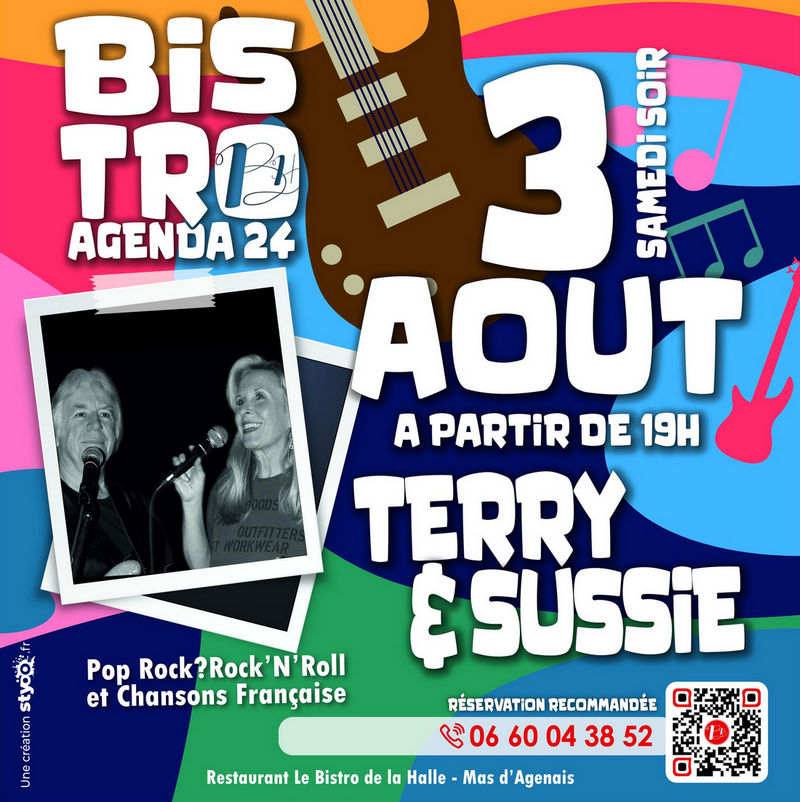 Terry & Sussie en concert au Bistrot de la Halle