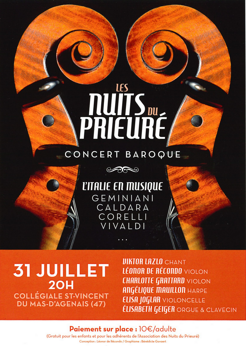 Les Nuits du Prieuré, concert Baroque