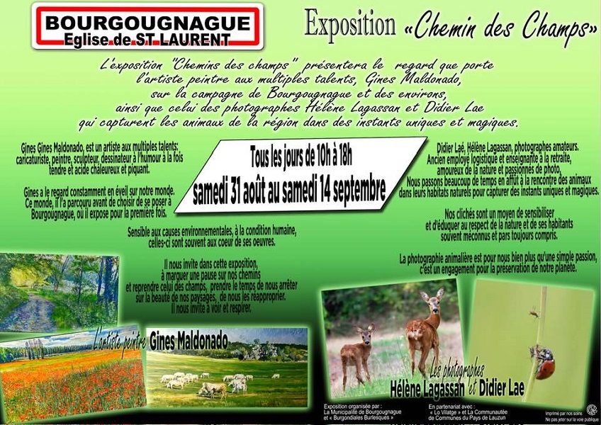 Exposition Chemins des champs