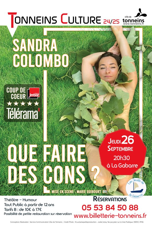 Les Jeudis de La Gabarre, Théâtre Sandra Colom ...