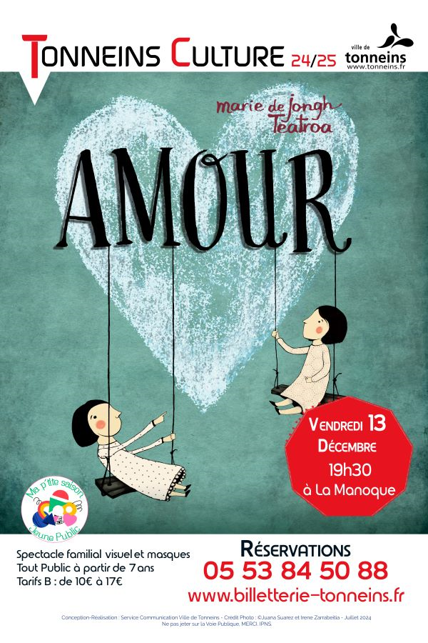 Spectacle familial, visuel et masques - "Amour"