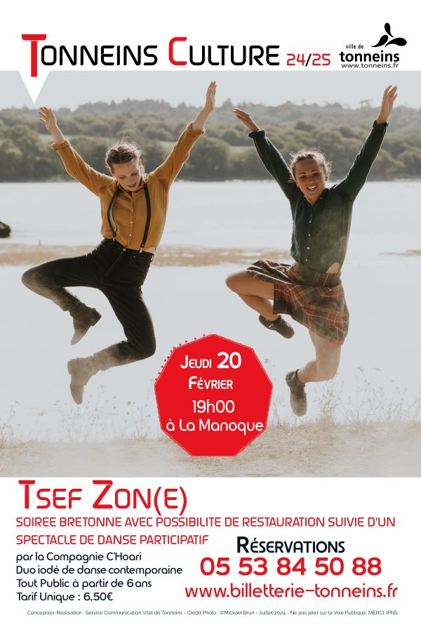 Duo iodé de danse contemporaine - "TSEF ZON(E)"