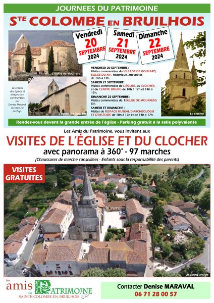 Journées du patrimoine : visites de l'église d ...