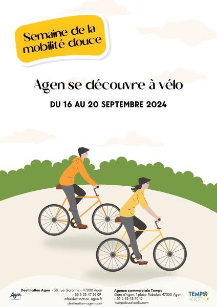 Semaine de la mobilité : Agen se découvre à vélo