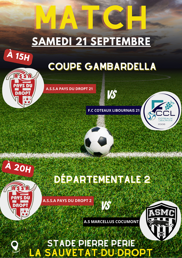 Match Coupe Gambardella - ASSA Pays du Dropt 2 ...