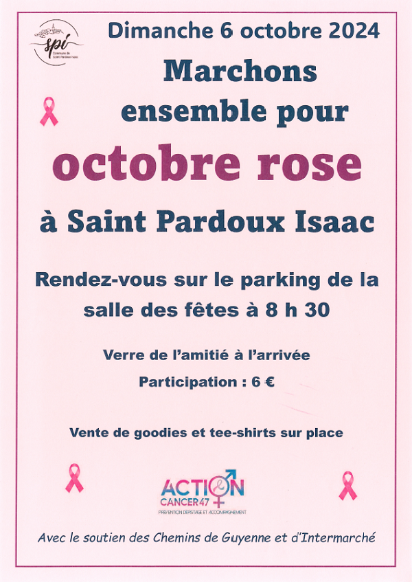 Marchons ensemble pour Octobre Rose