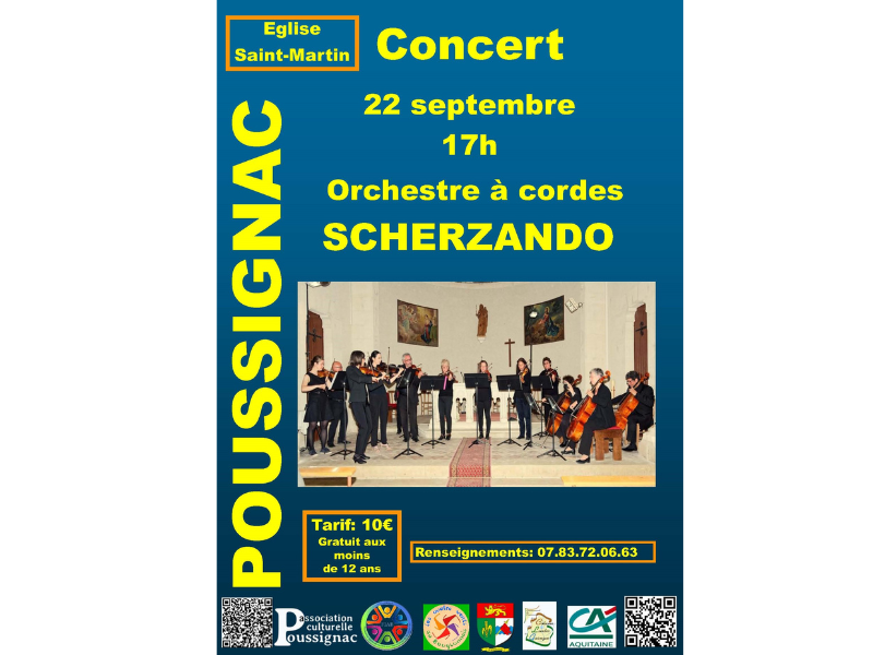 Concert Orchestre à cordes Scherzando