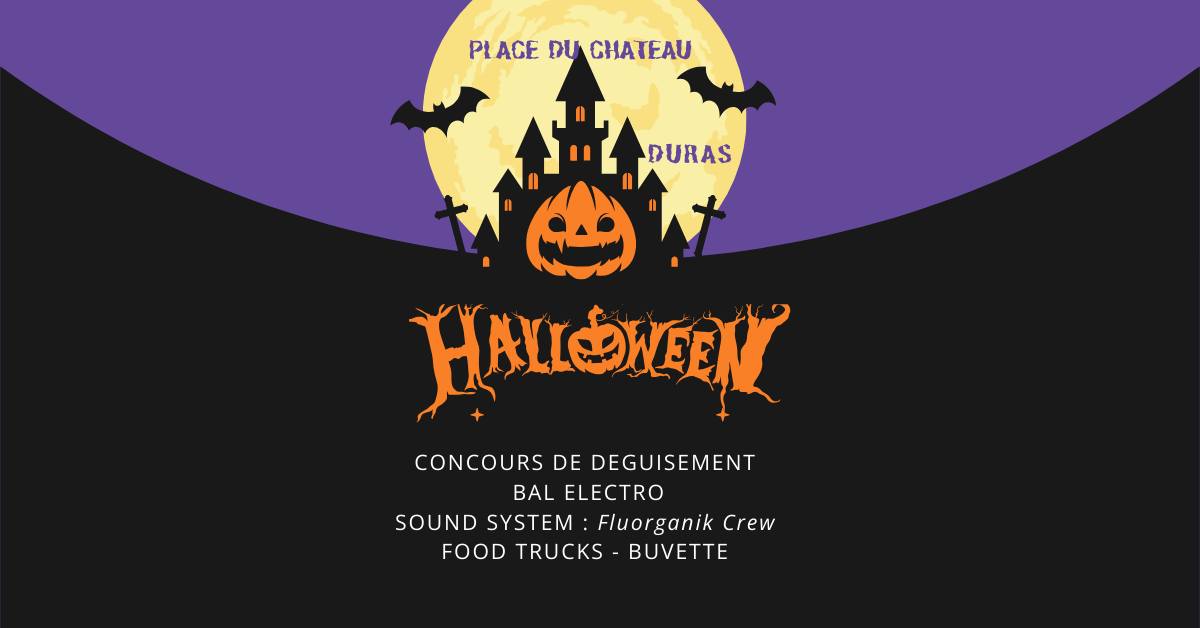 Halloween dans le village de Duras