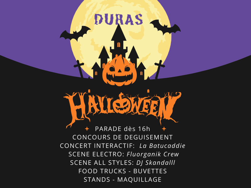 Halloween dans le village de Duras