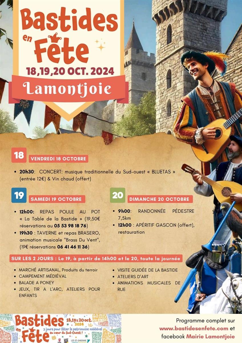 Bastides en fête - Bastide de Lamontjoie