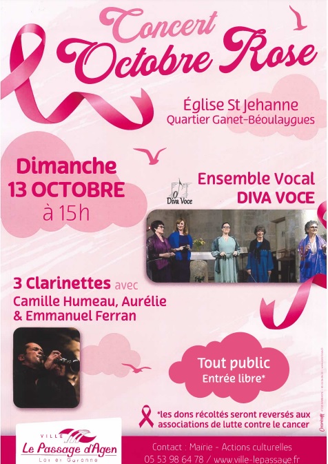 Concert en faveur d'Octobre Rose