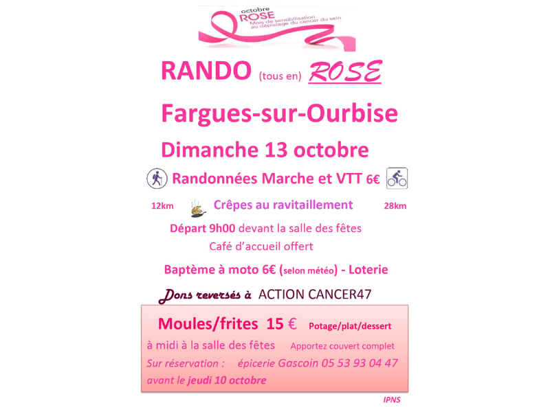 Rando tous en Rose