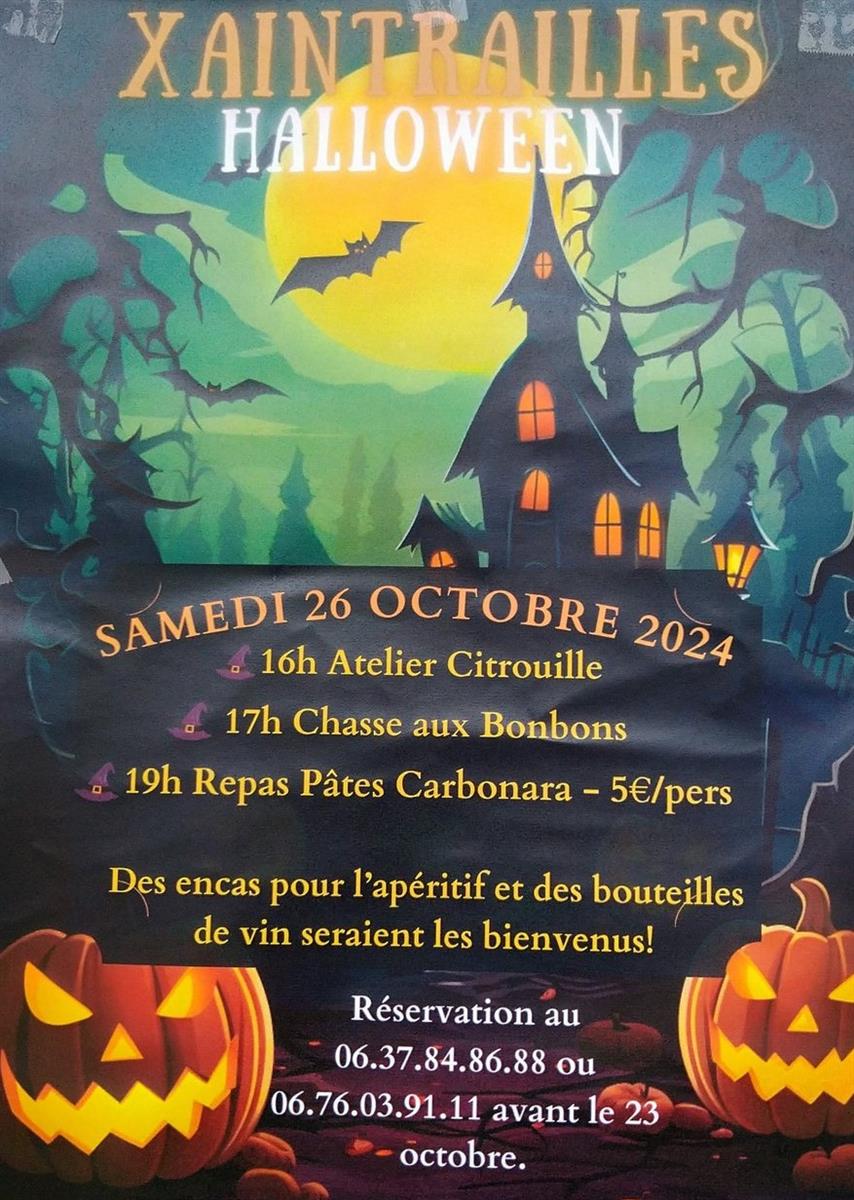 Halloween à Xaintrailles