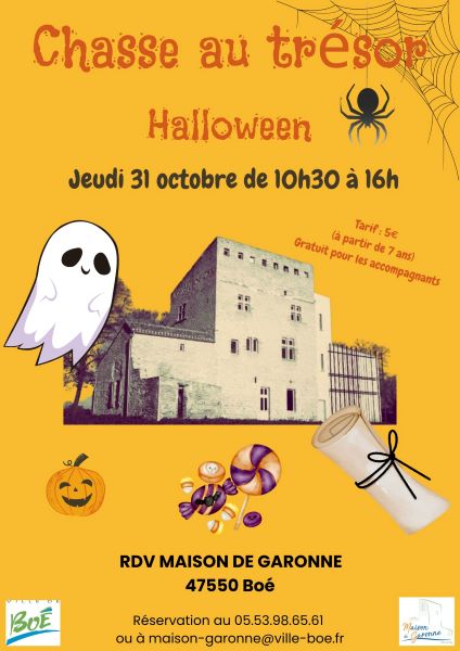 Chasse au trésor d’Halloween – Jeune public