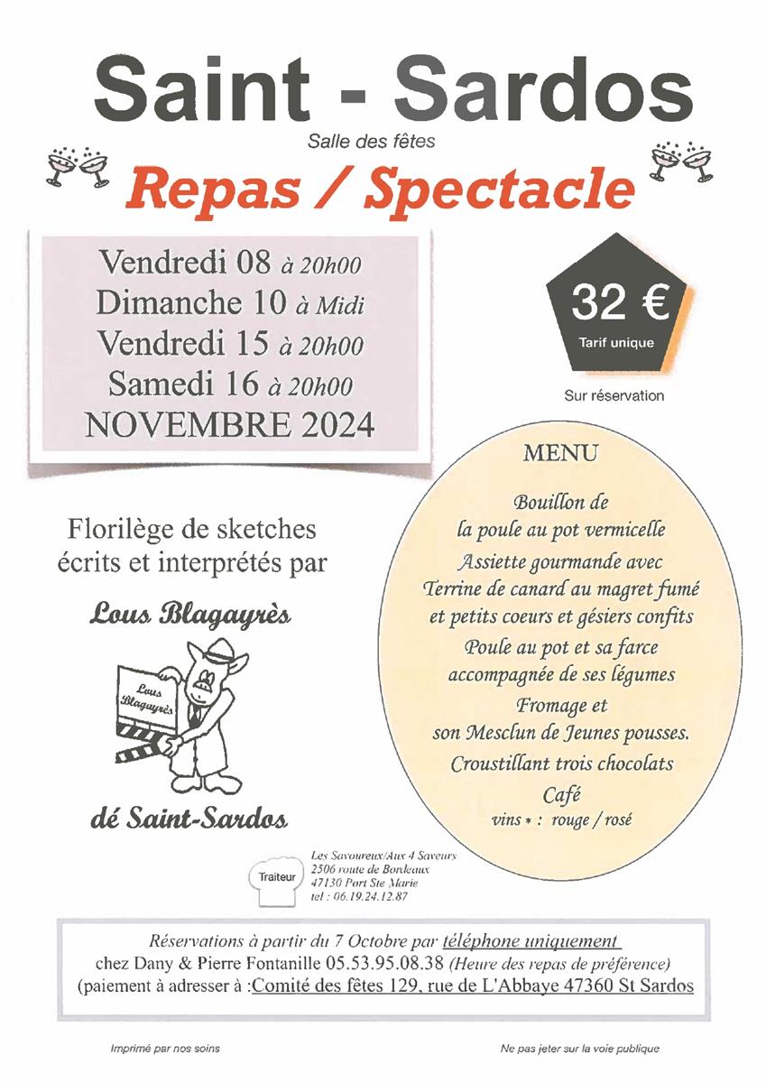 Repas spectacle