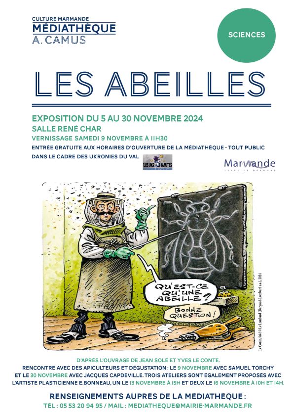 Exposition «Les Abeilles» - Médiathèque A. Camus