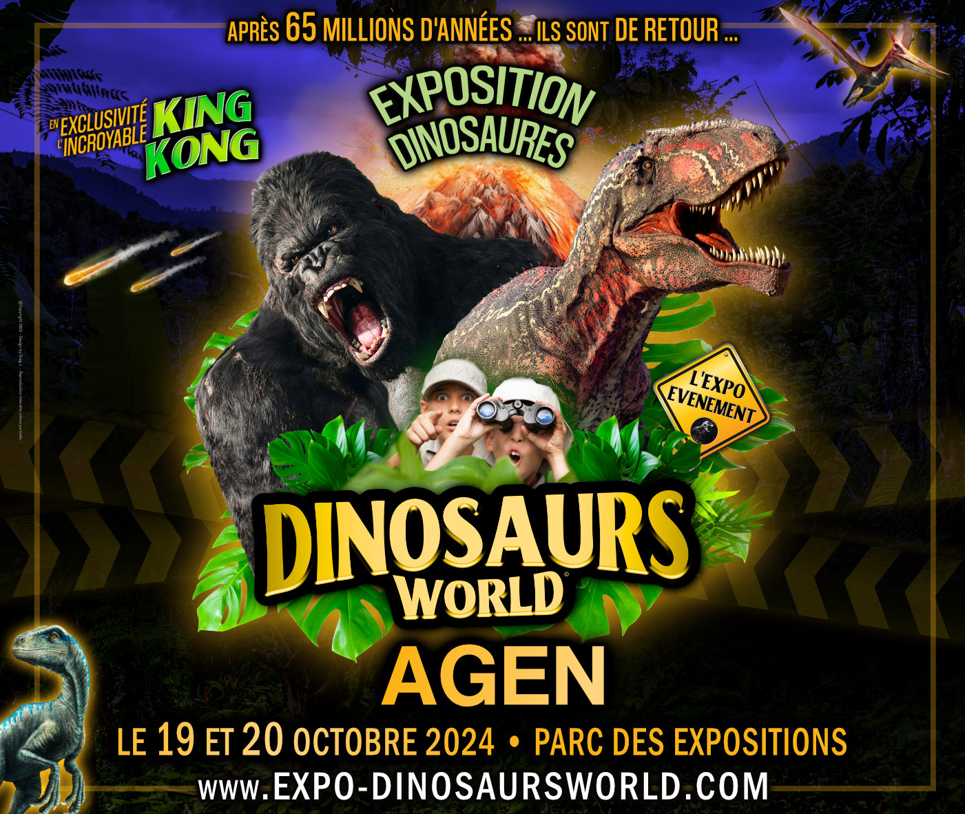 Exposition de dinosaures • Dinosaurs World à A ...