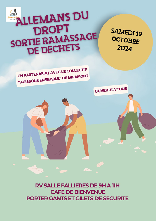 Sortie ramassage des déchets