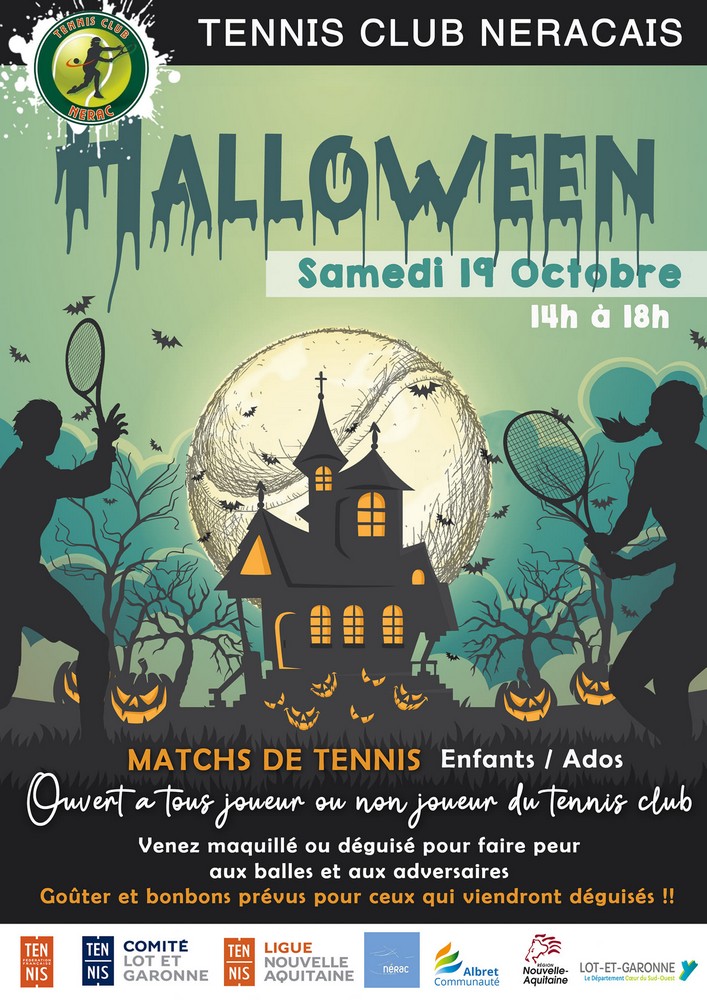 Halloween au Tennis Club Néracais