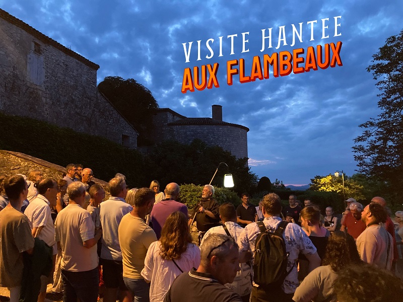 Visite hantée aux flambeaux