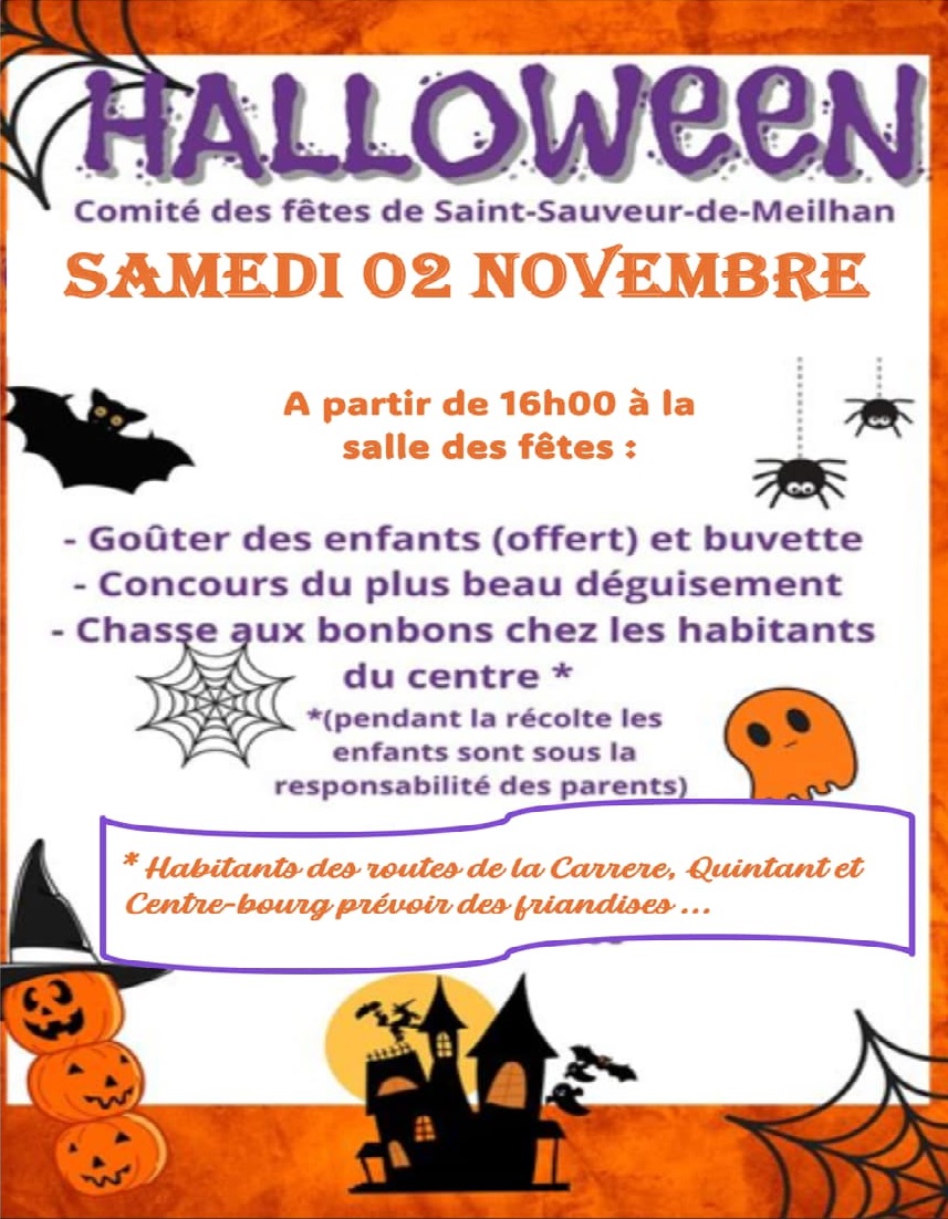 Halloween à Saint Sauveur de Meilhan