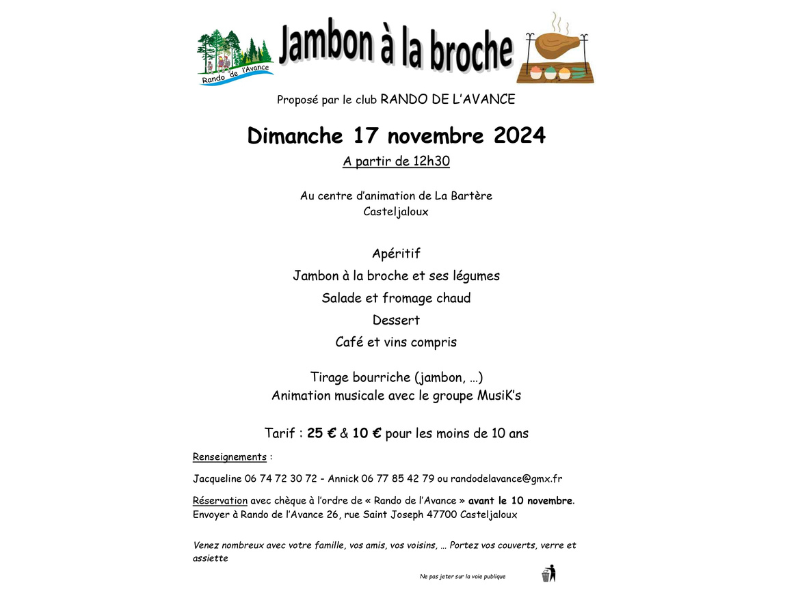 Jambon à la broche