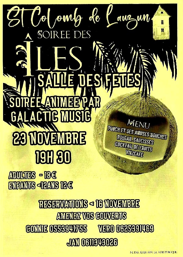 Soirée des Îles