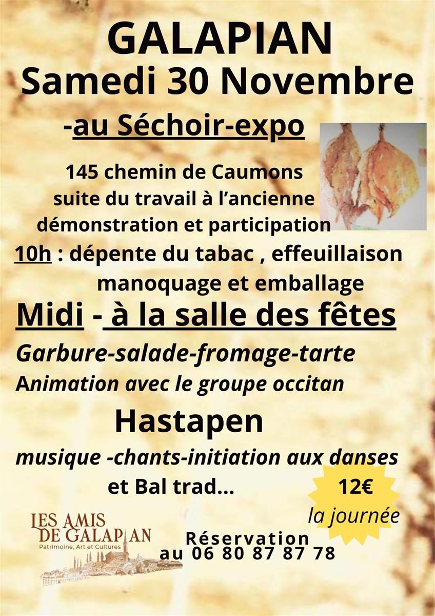 Journée au séchoir-expo tabac