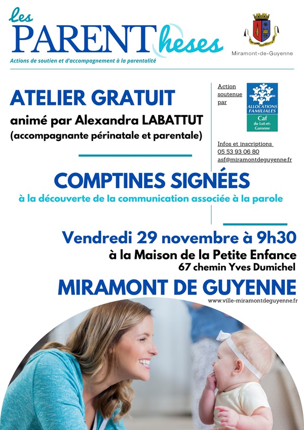 Atelier : Comptines signées