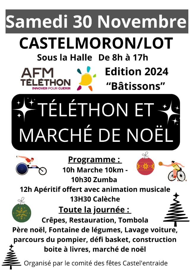 Téléthon et marché de Noël