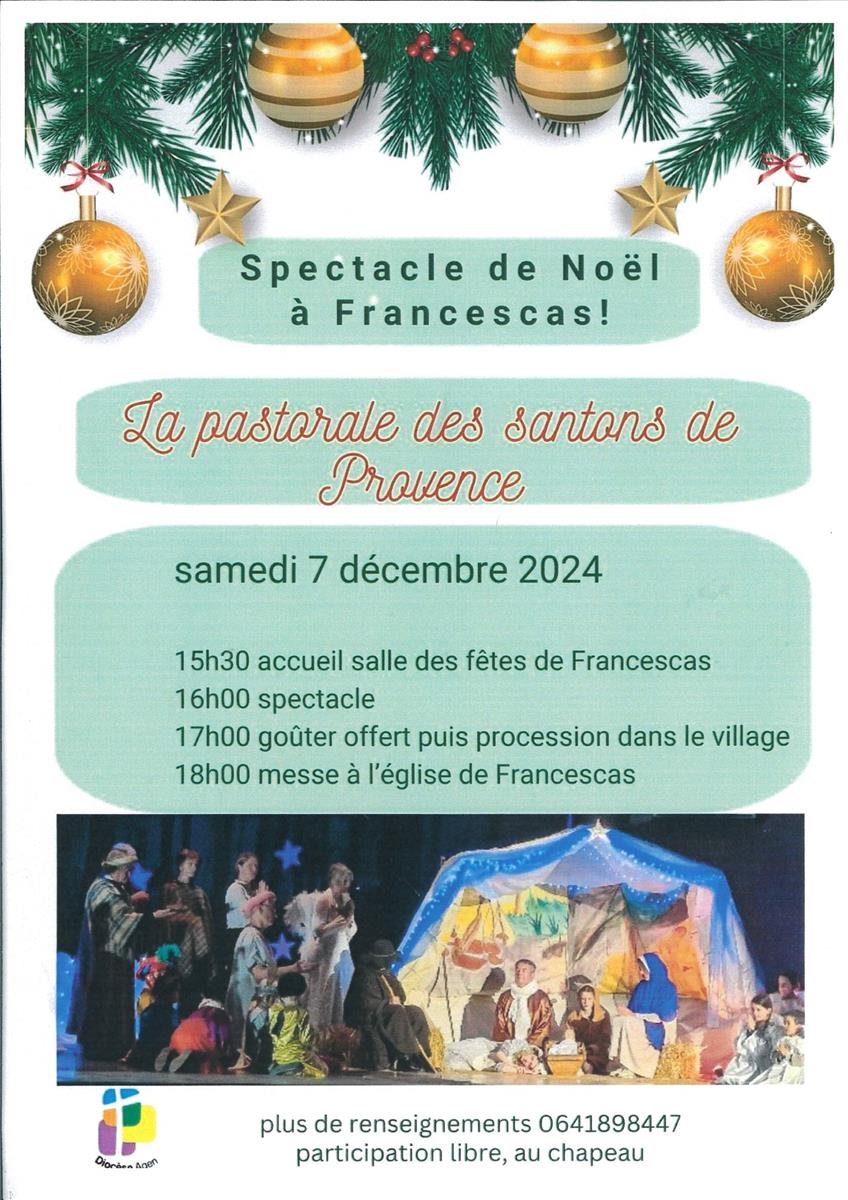 Spectacle de Noël - La Pastorale des santons d ...