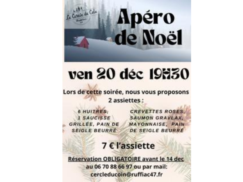 Apéro de Noel