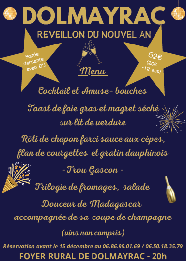 REVEILLON DU NOUVEL AN