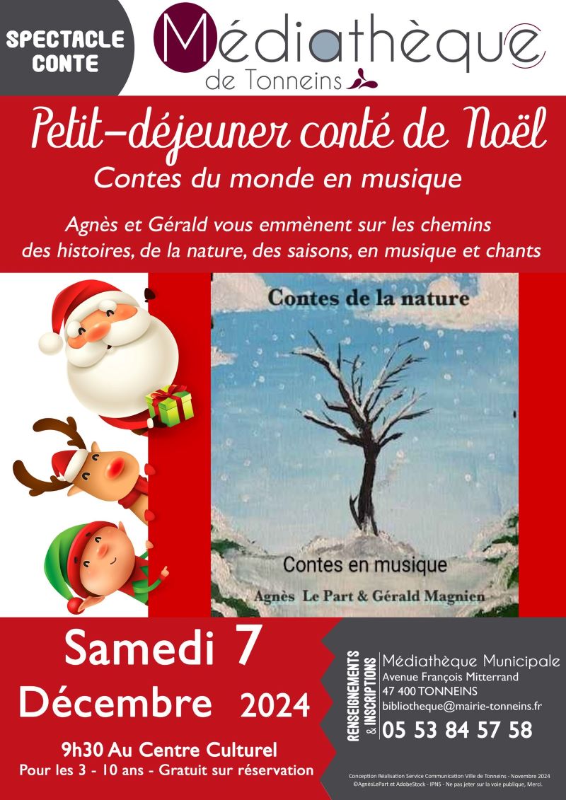 Petit-déjeuner conté de Noël à la Médiathèque