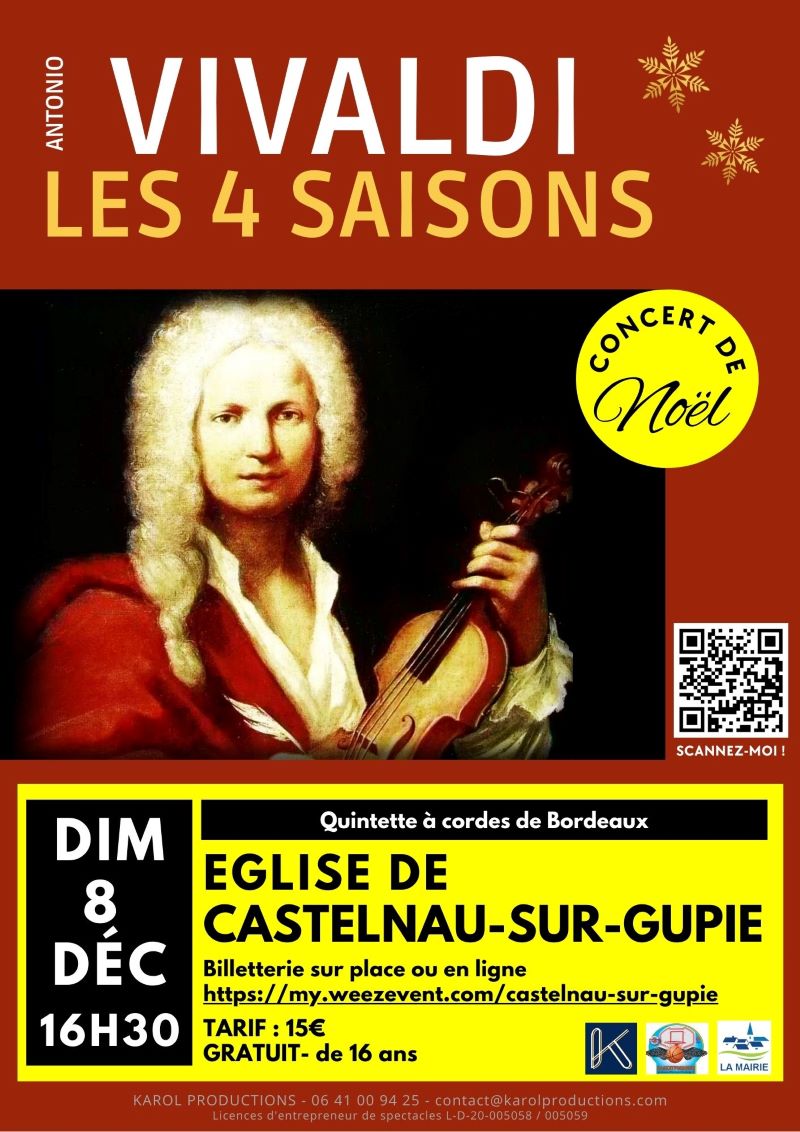 Concert de Noël - Vivaldi les 4 saisons