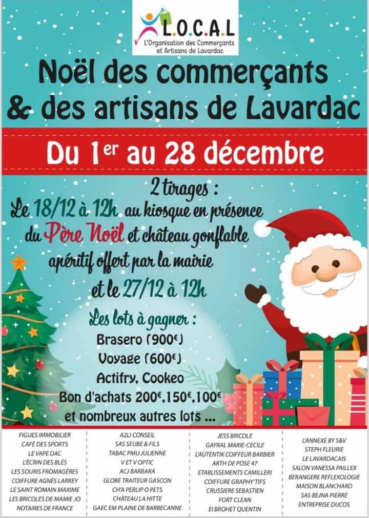 Noël des commerçants et des artisans de Lavardac