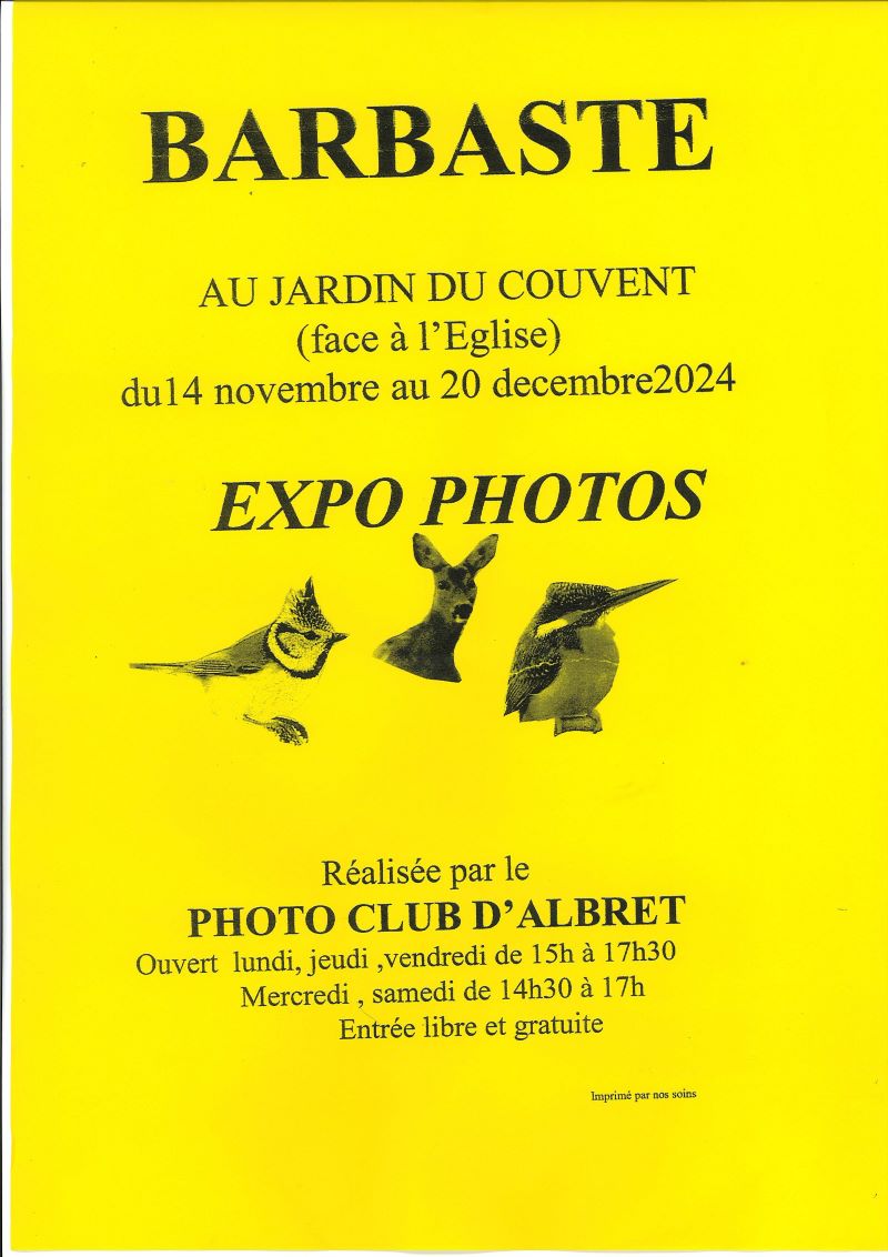 Exposition du photo club d'Albret