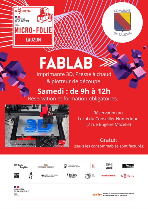 Micro-Folie : Fablab