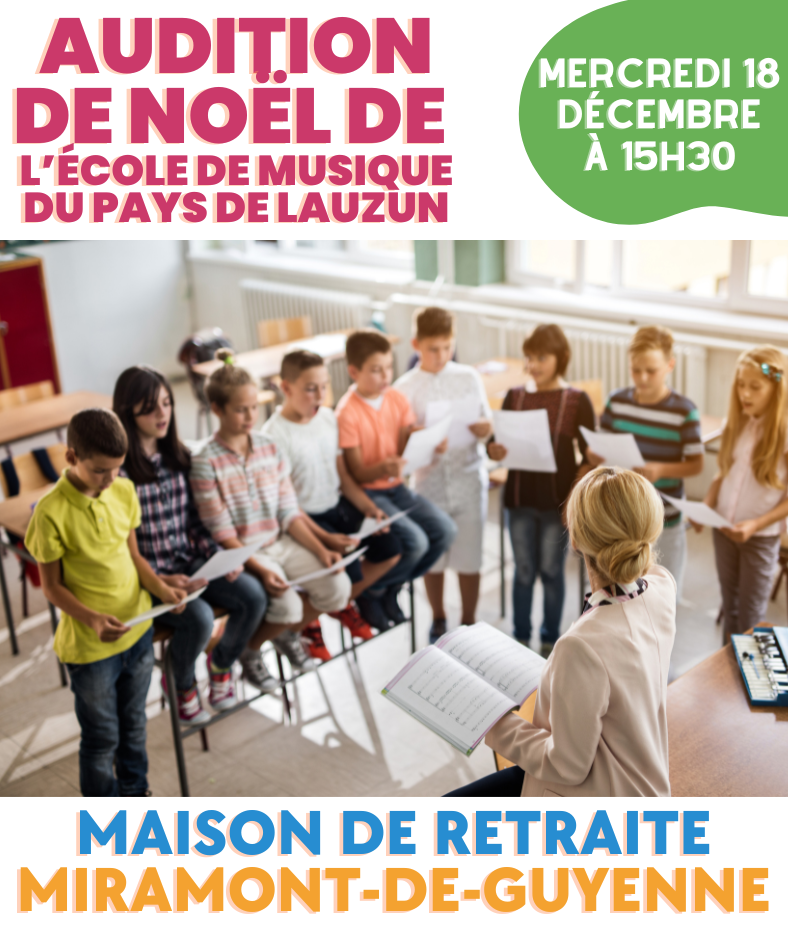 Audition de l'École de musique du Pays de Lauzun