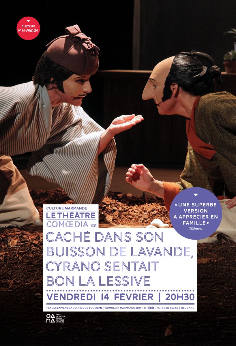 Caché dans son buisson de lavande, Cyrano sent ...